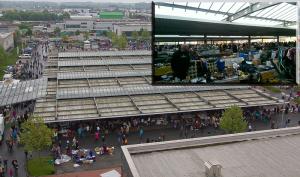 Flohmarkt auf dem Famila-Parkplatz am 1. Mai 2026